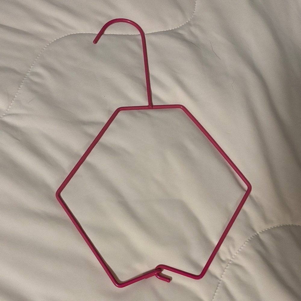 Pink Hexagon Hanger